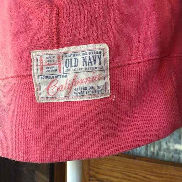 Old Navy LOVE San Francisco pink pull over hoodie - Picture 3 of 6